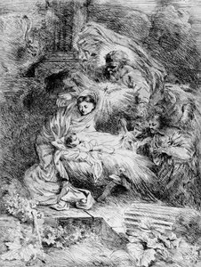 Syntymä, n. 1645 (etsaus)